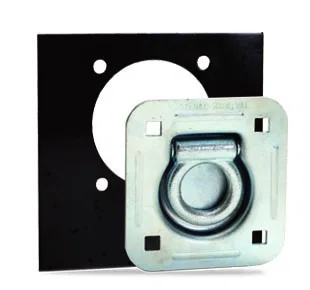 4277-MP-K – PACIFIC CARG D-Ring Recessed Pan, 4.84 Inch Length x 4-1/2 Inch Width 3 Inch x 3.21 Inch Hole To Hole Len...
